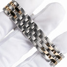 Cartier Panthere 187949 'Ladies' Two Row Midsize Stainless Steel Yellow Gold White Dial Quartz