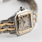 Cartier Panthere 83083242 'Ladies' Two Row Midsize Stainless Steel Yellow Gold White Dial Quartz