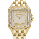 Cartier Panthère 88369 Yellow Gold Diamond-Set Dial Bezel Lugs Quartz