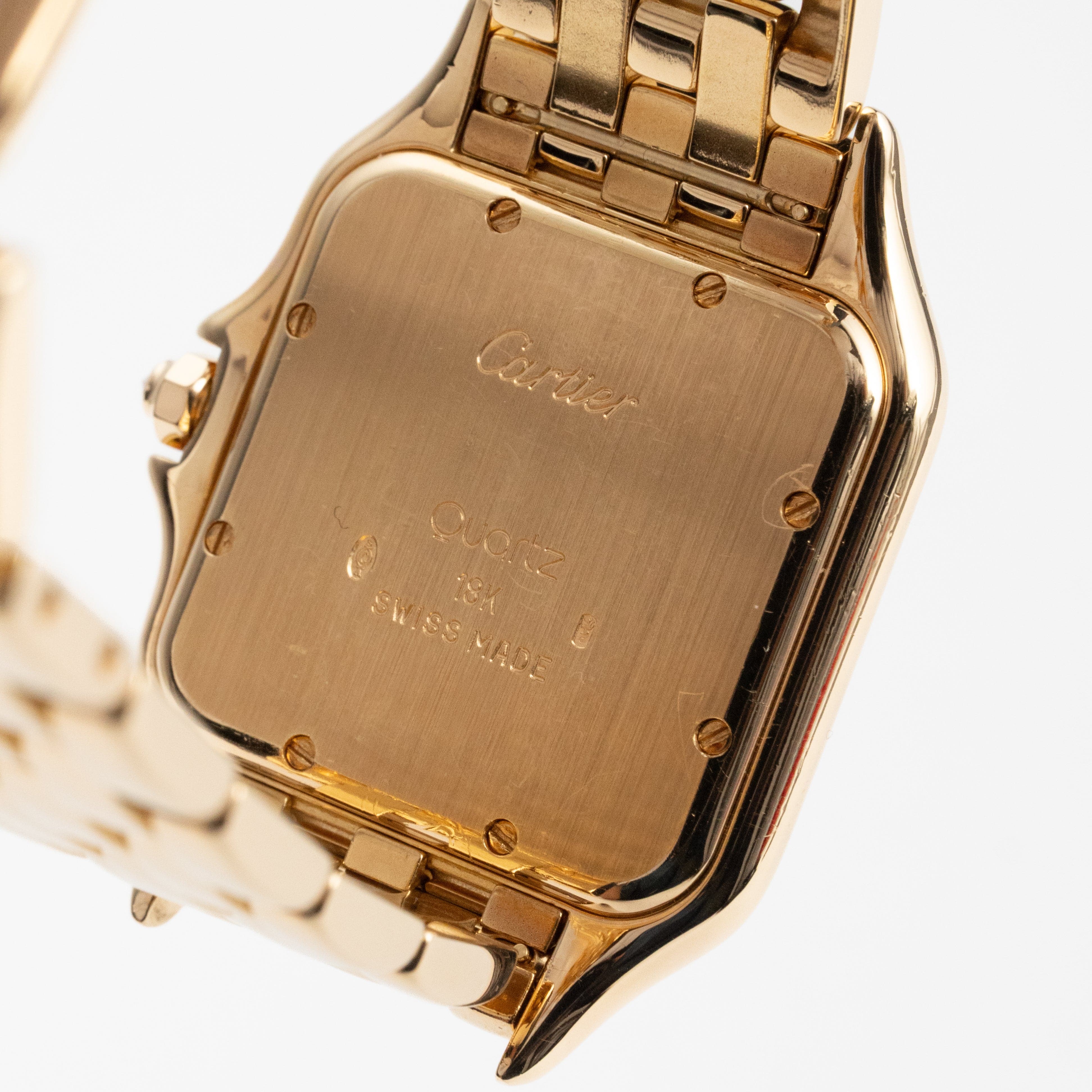 Cartier Panthère 88369 Yellow Gold Diamond-Set Dial Bezel Lugs