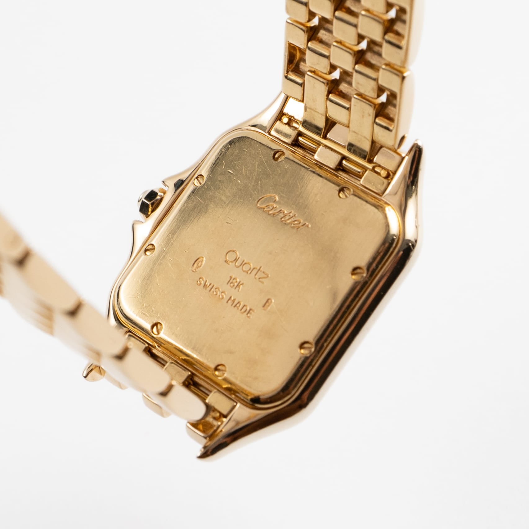 Cartier Panthere 883969 'Ladies' Midsize Yellow Gold White Dial