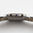 Cartier Panthere W25029B6 'Ladies' Two Row Stainless Steel Yellow Gold White Dial Quartz