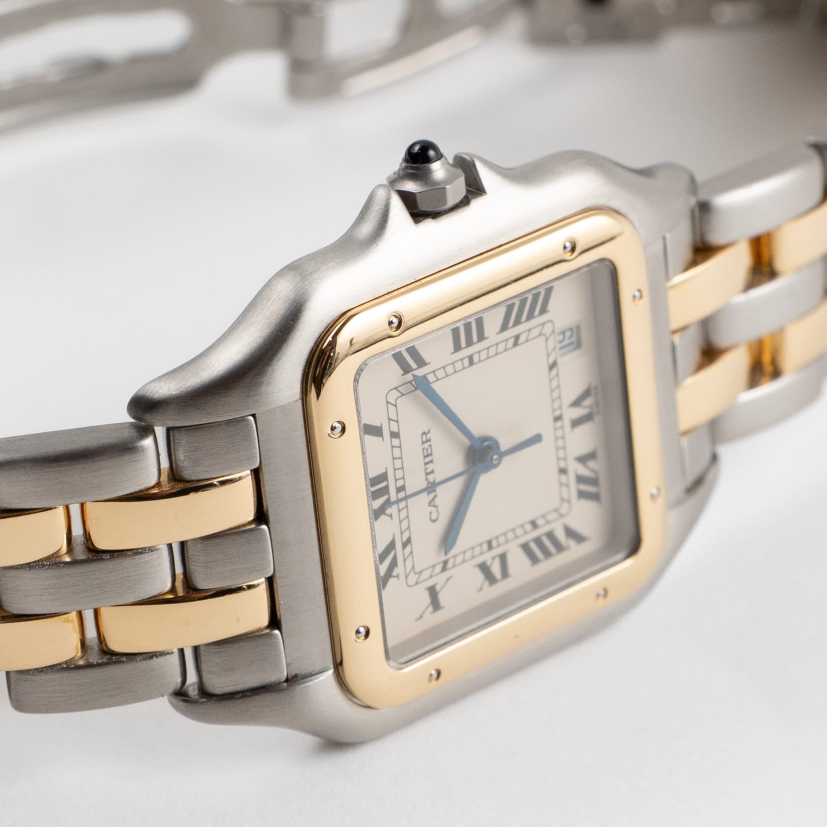 Cartier Panthere W25029B6 'Ladies' Two Row Stainless Steel Yellow