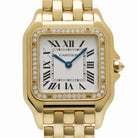 Cartier Panthère WJPN0016 'Ladies' Yellow Gold White Dial Diamond Bezel Quartz (2025)