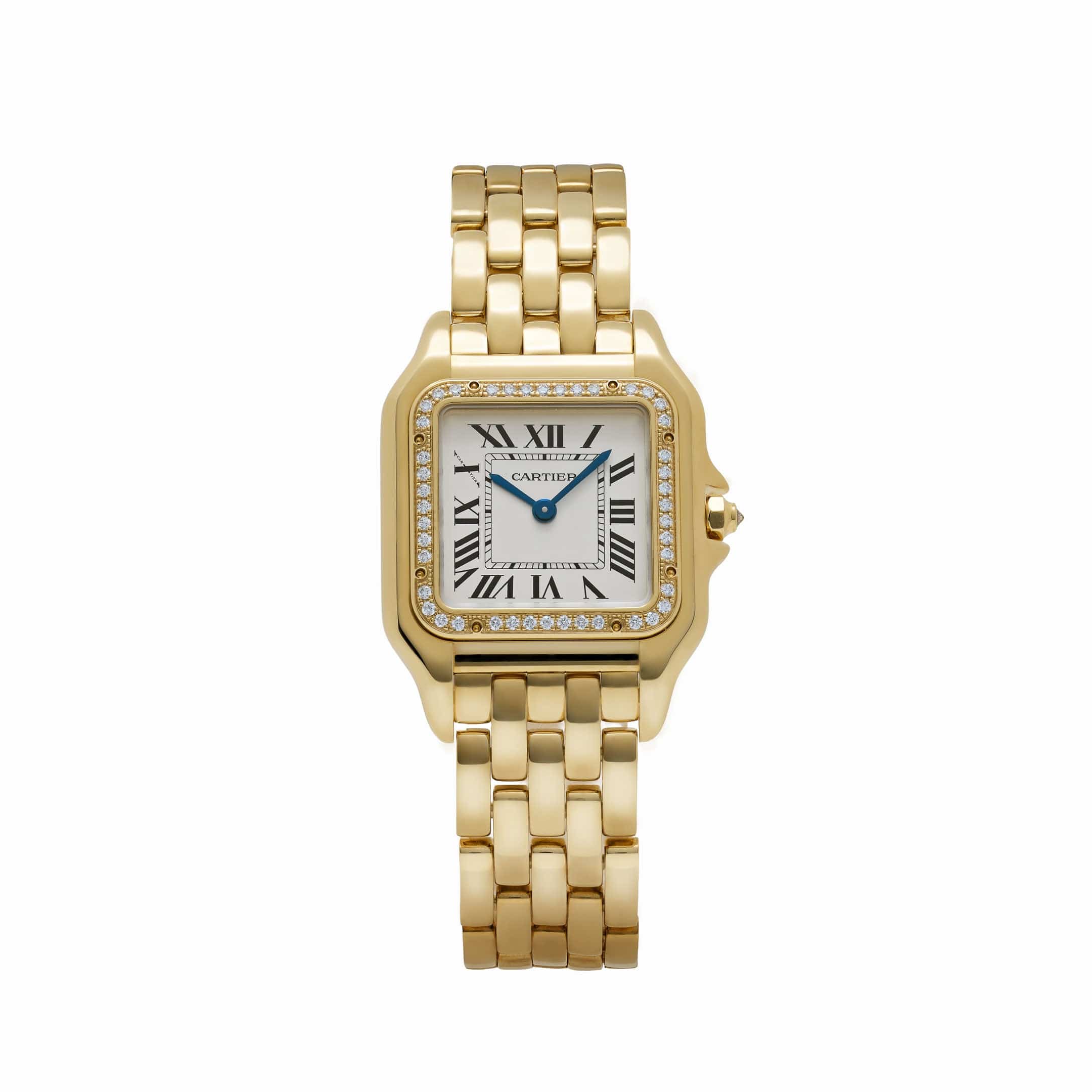 Cartier Panthère WJPN0016 'Ladies' Yellow Gold White Dial Diamond Bezel Quartz (2025)
