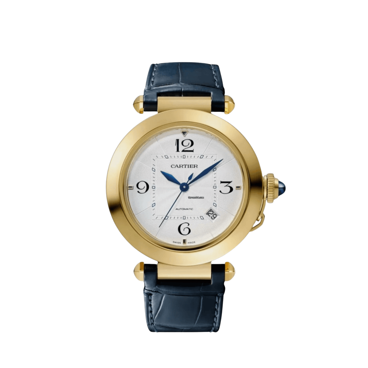 Cartier Pasha WGPA0007 Yellow Gold Silver-White Dial (2020)
