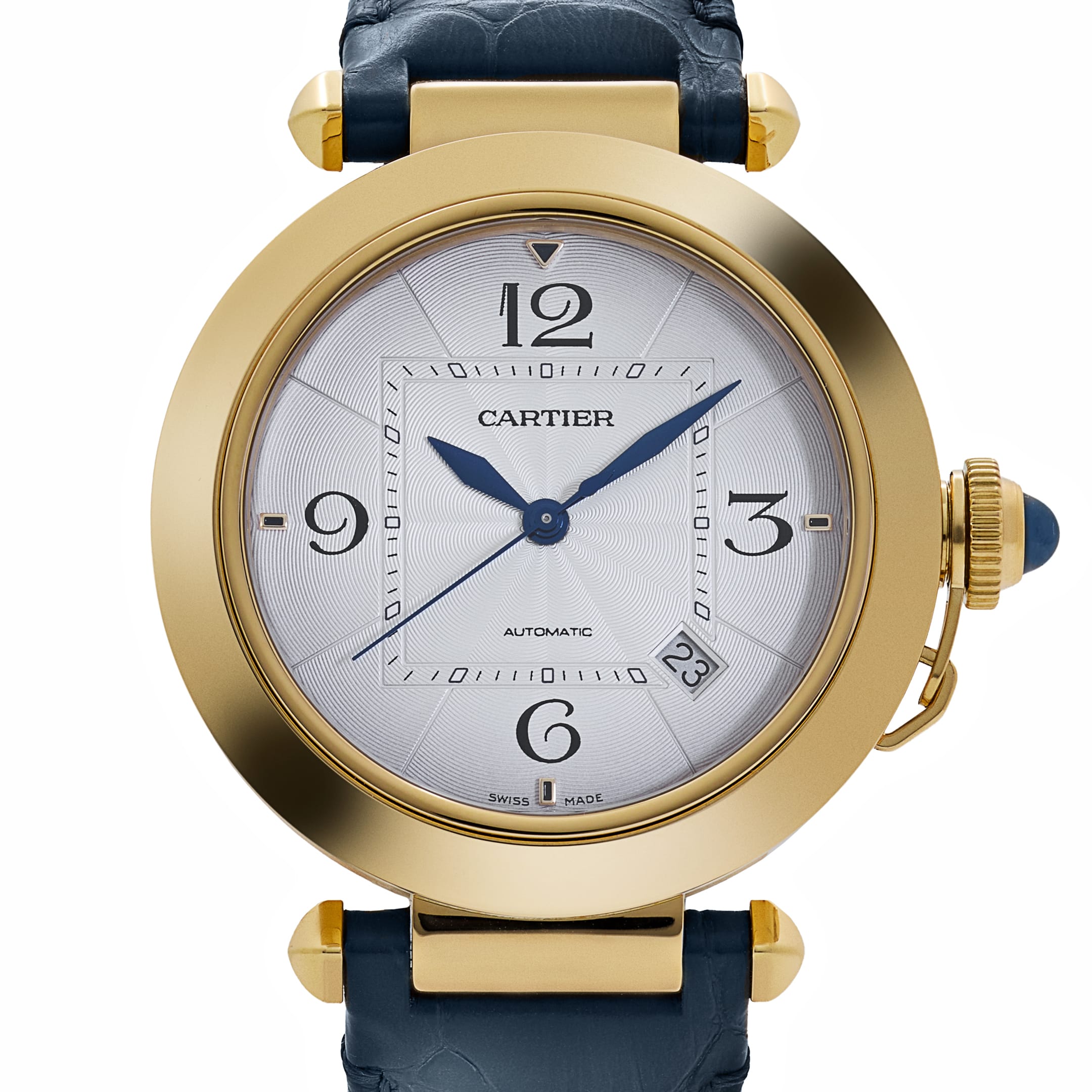 Cartier Pasha WGPA0007 Yellow Gold Silver-White Dial (2020)