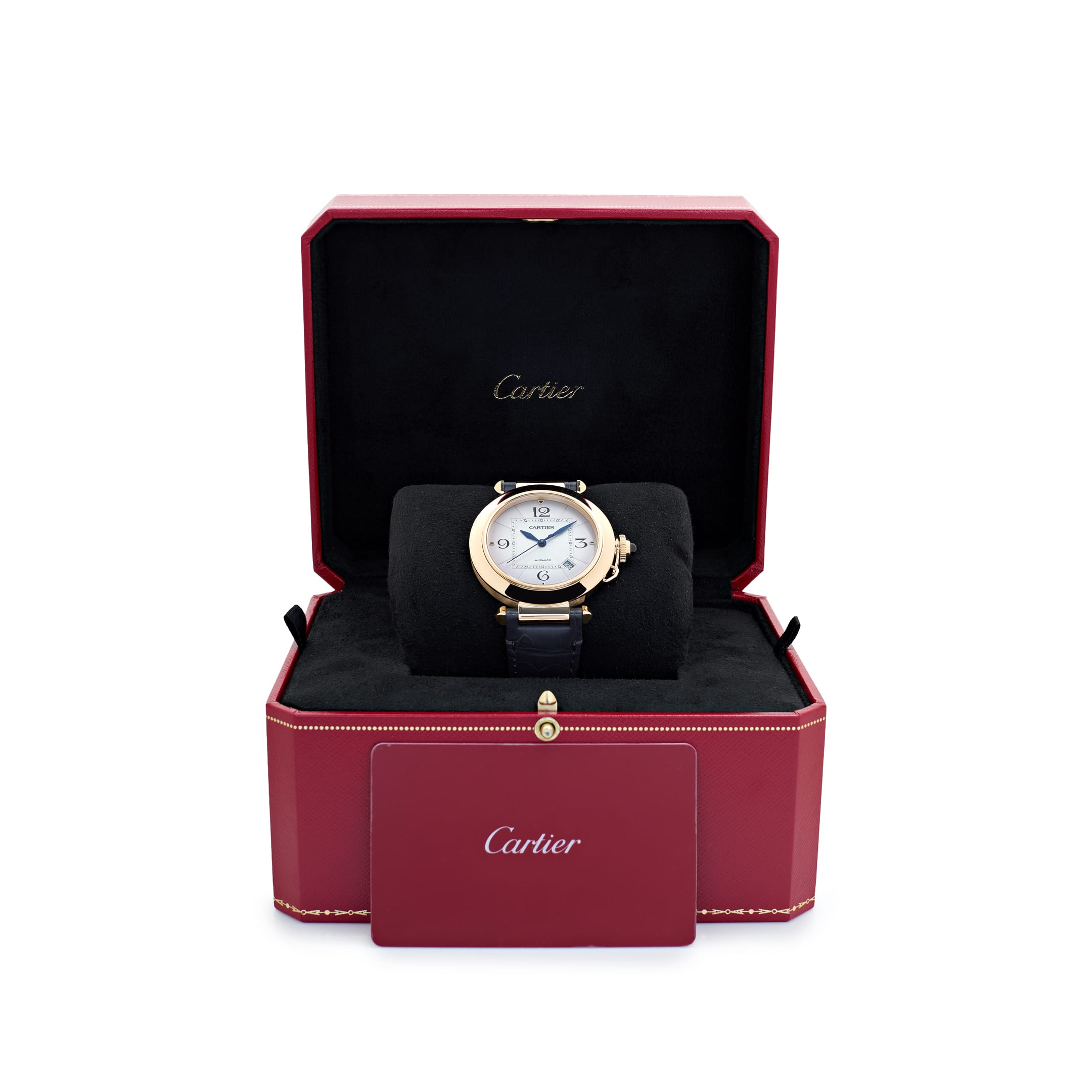 Cartier Pasha WGPA0007 Yellow Gold Silver-White Dial (2020)