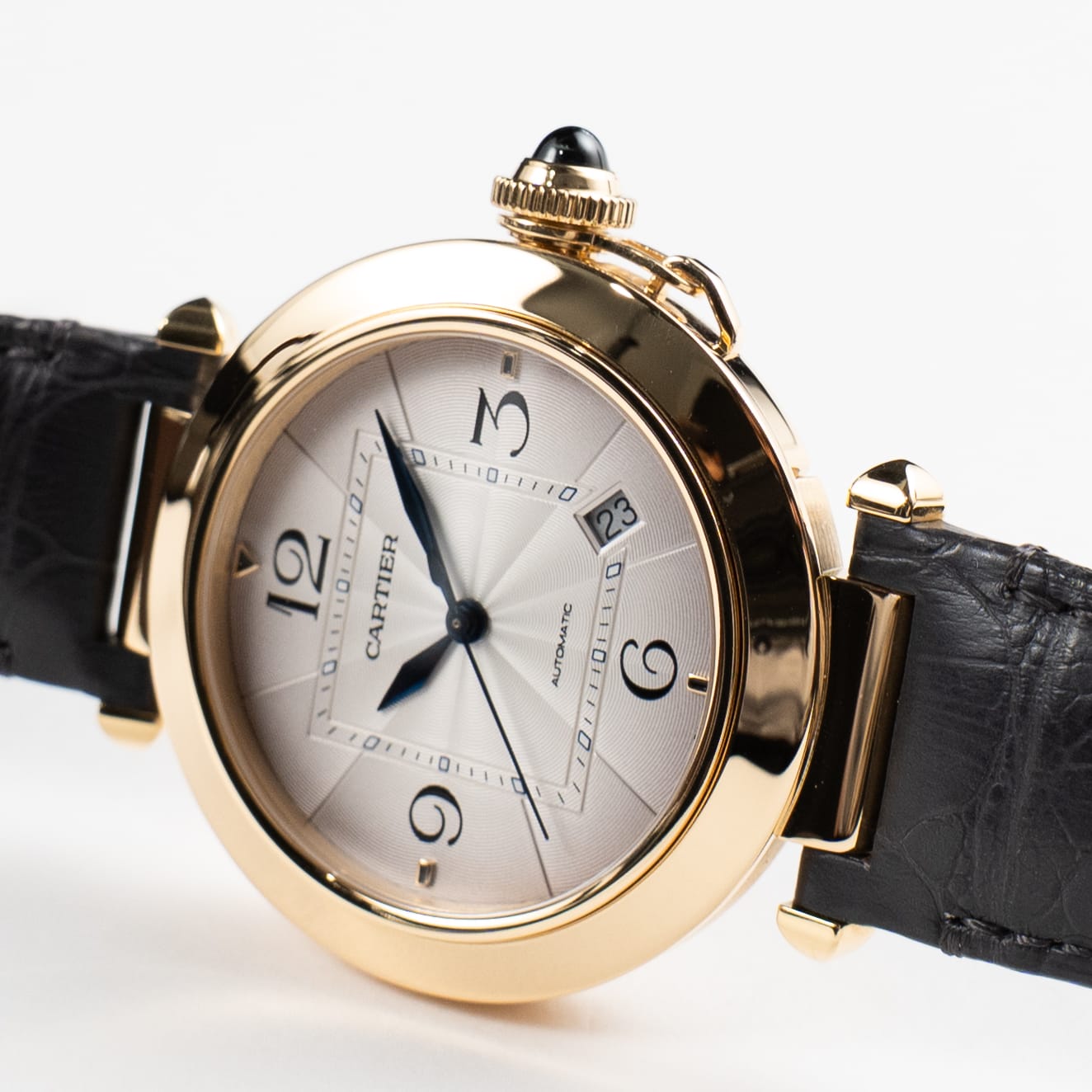 Cartier Pasha WGPA0007 Yellow Gold Silver-White Dial (2020)