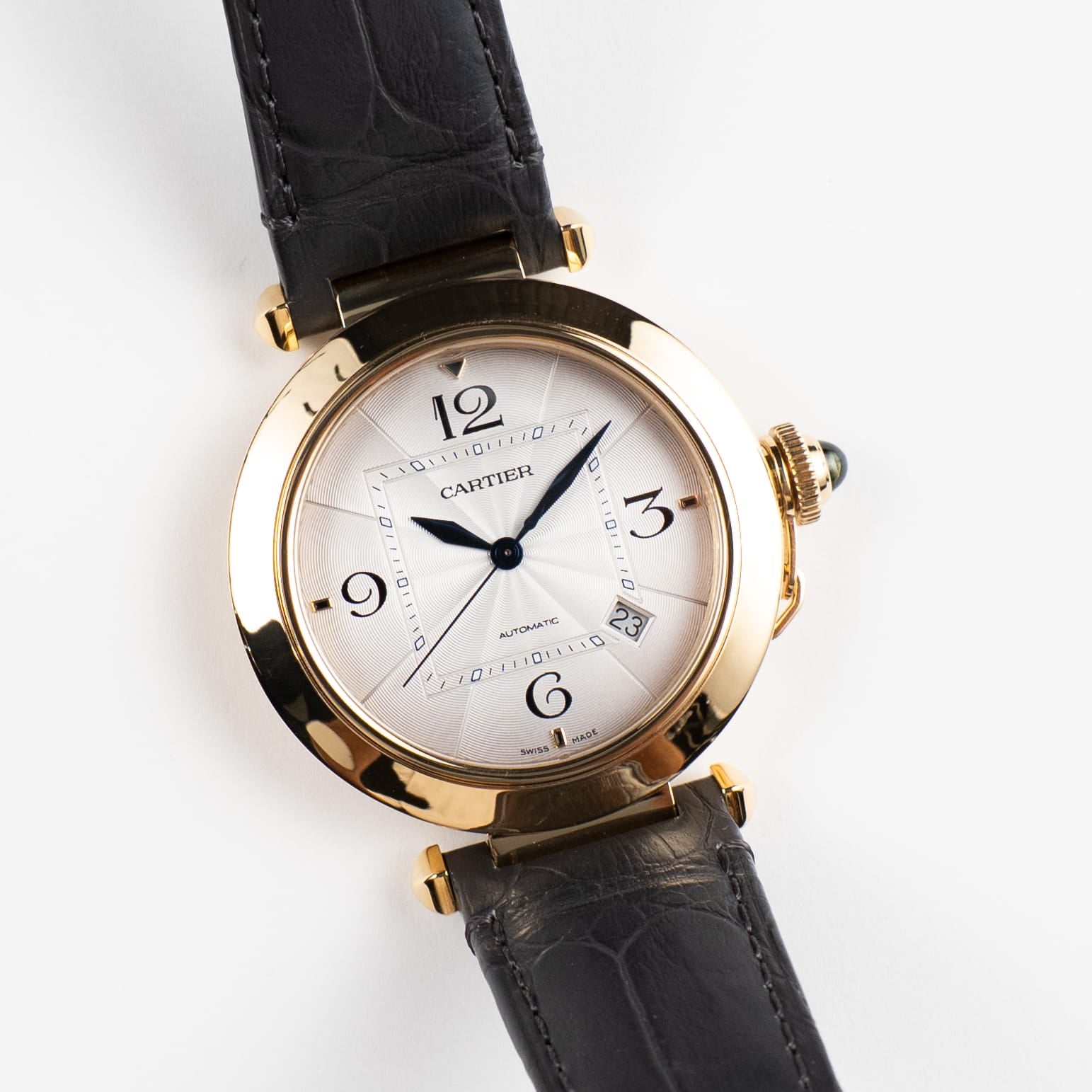 Cartier Pasha WGPA0007 Yellow Gold Silver-White Dial (2020)