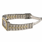 Cartier Santos Carrée 2961 Yellow Gold Stainless Steel White Dial