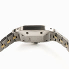 Cartier Santos Carrée 2961 Yellow Gold Stainless Steel White Dial