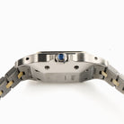 Cartier Santos Carrée 2961 Yellow Gold Stainless Steel White Dial