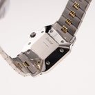 Cartier Santos Carrée 2961 Yellow Gold Stainless Steel White Dial