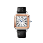 Cartier Santos-Dumont Extra-Large W2SA0017 Rose Gold Stainless Steel Grey Dial
