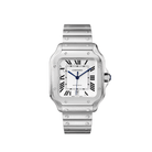 Cartier Santos Large WSSA0018 Stainless Steel White Dial