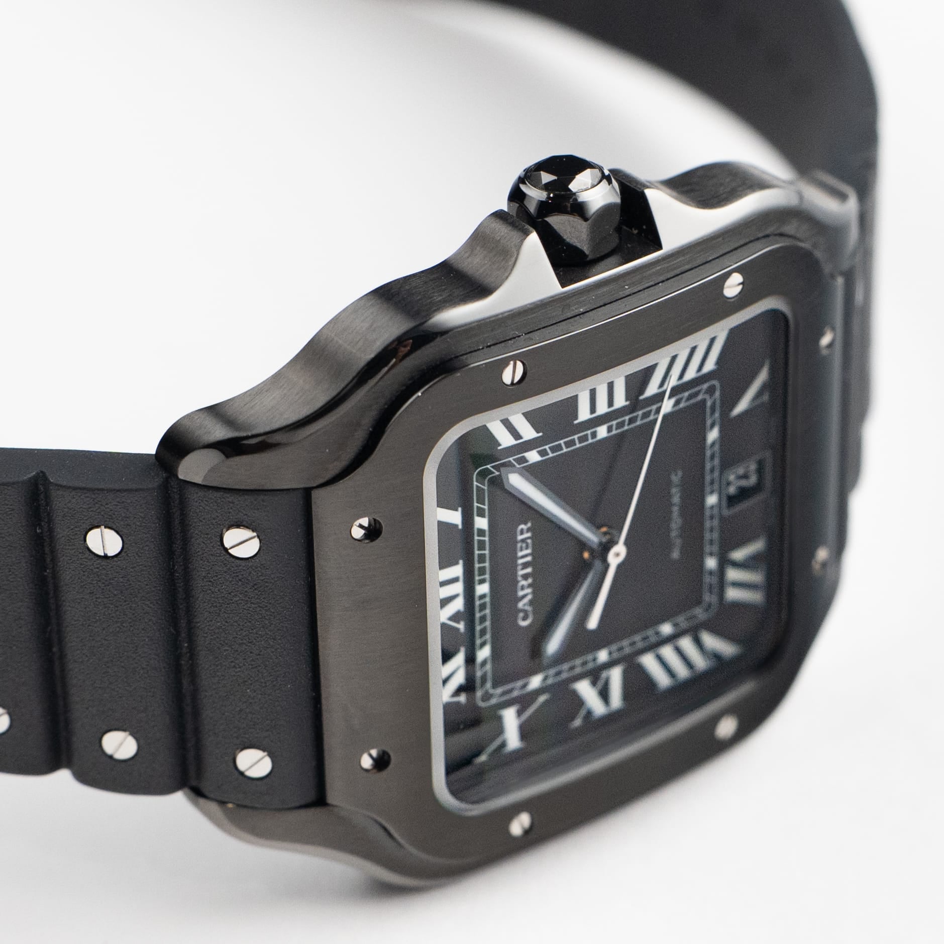 Cartier Santos Large WSSA0039 Stainless Steel Black Dial (2022)