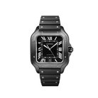 Cartier Santos Large WSSA0039 Stainless Steel Black Dial