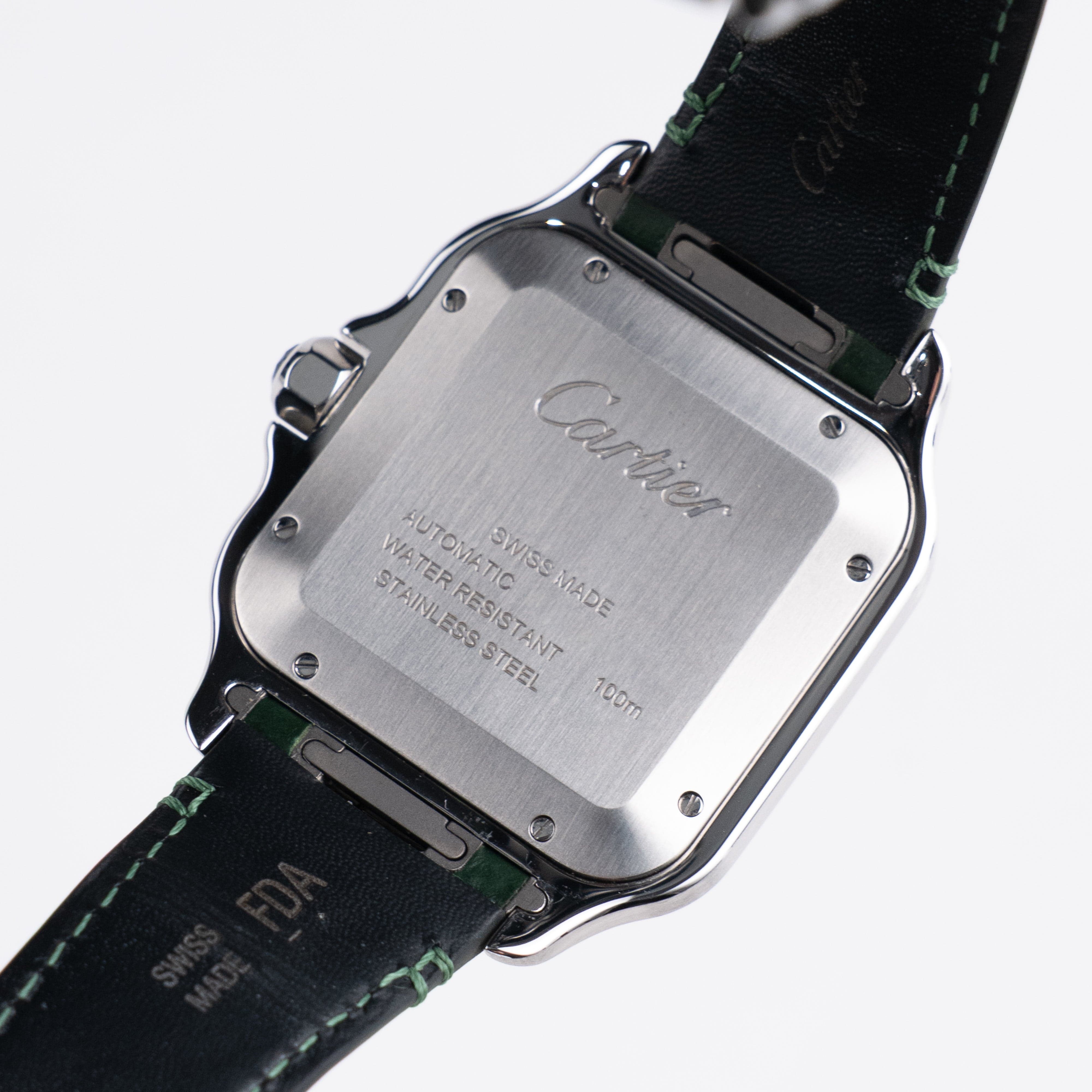Cartier Santos Large WSSA0062 Stainless Steel Green Dial (2023)