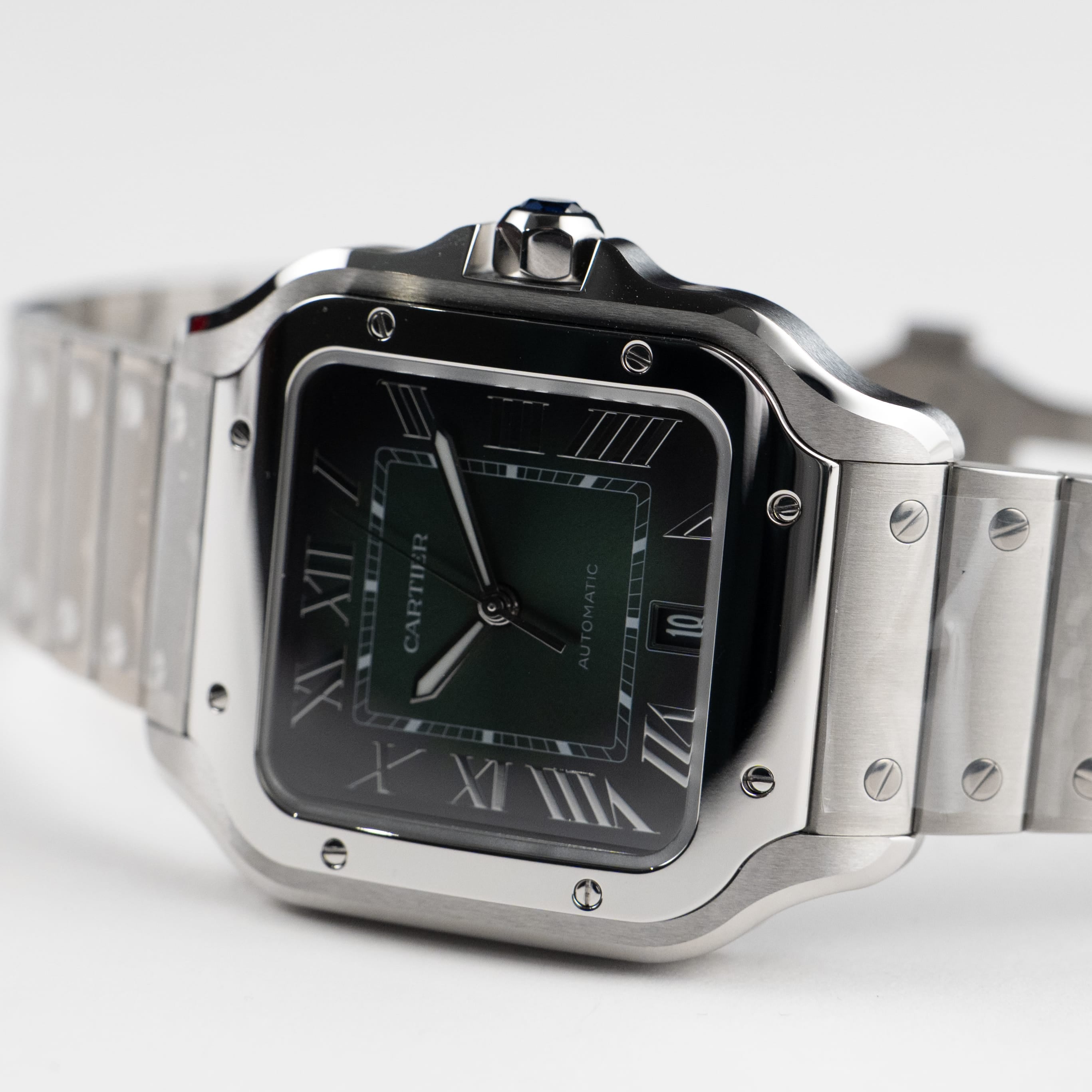 Cartier Santos Large WSSA0062 Stainless Steel Green Dial (2026