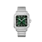 Cartier Santos Large WSSA0062 Stainless Steel Green Dial