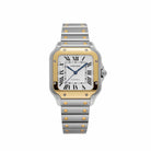 Cartier Santos Medium W2SA0016 Stainless Steel Yellow Gold White Dial Automatic (2025)