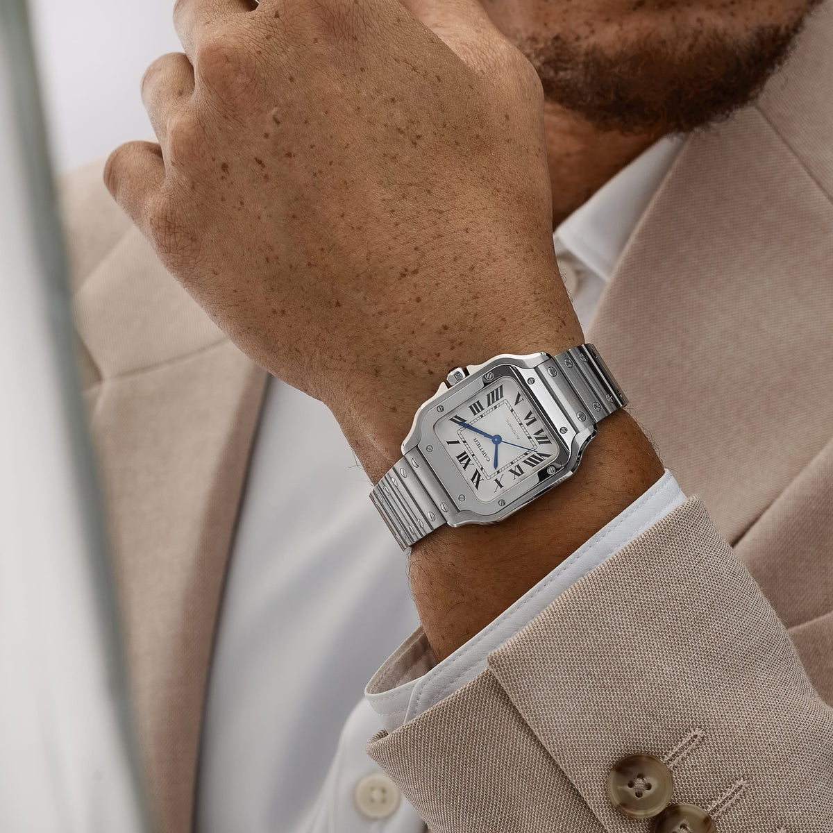 Cartier Santos Medium WSSA0029 Stainless Steel White Dial Automatic (2026)