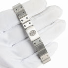 Cartier Santos Octagon 0906 Stainless Steel Burgundy Dial Quartz