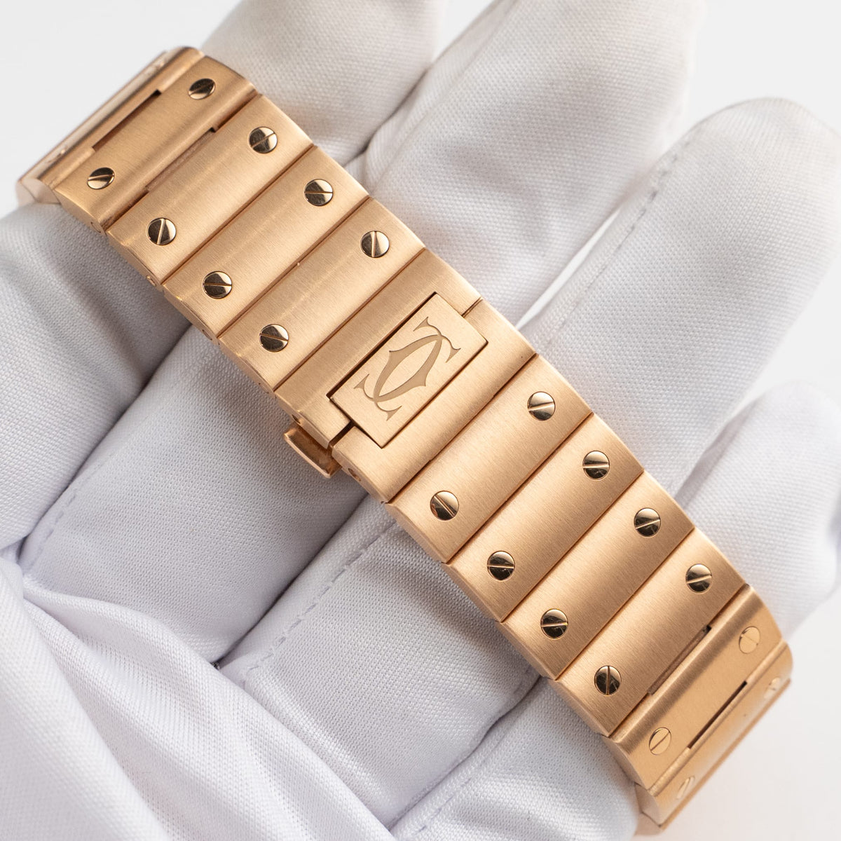 Cartier Santos WGSA0018 Large Rose Gold White Dial (2022)