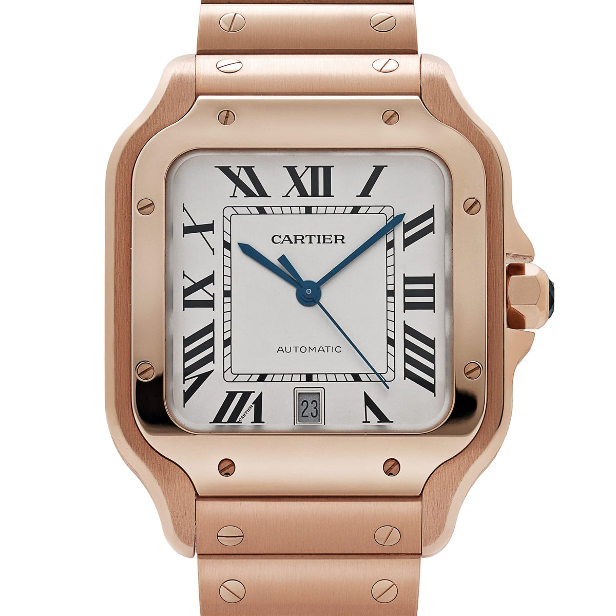 Cartier Santos WGSA0018 Large Rose Gold White Dial (2022)