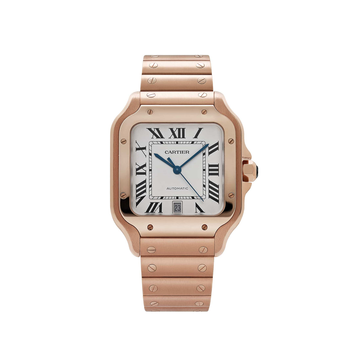 Cartier Santos WGSA0018 Large Rose Gold White Dial (2022)