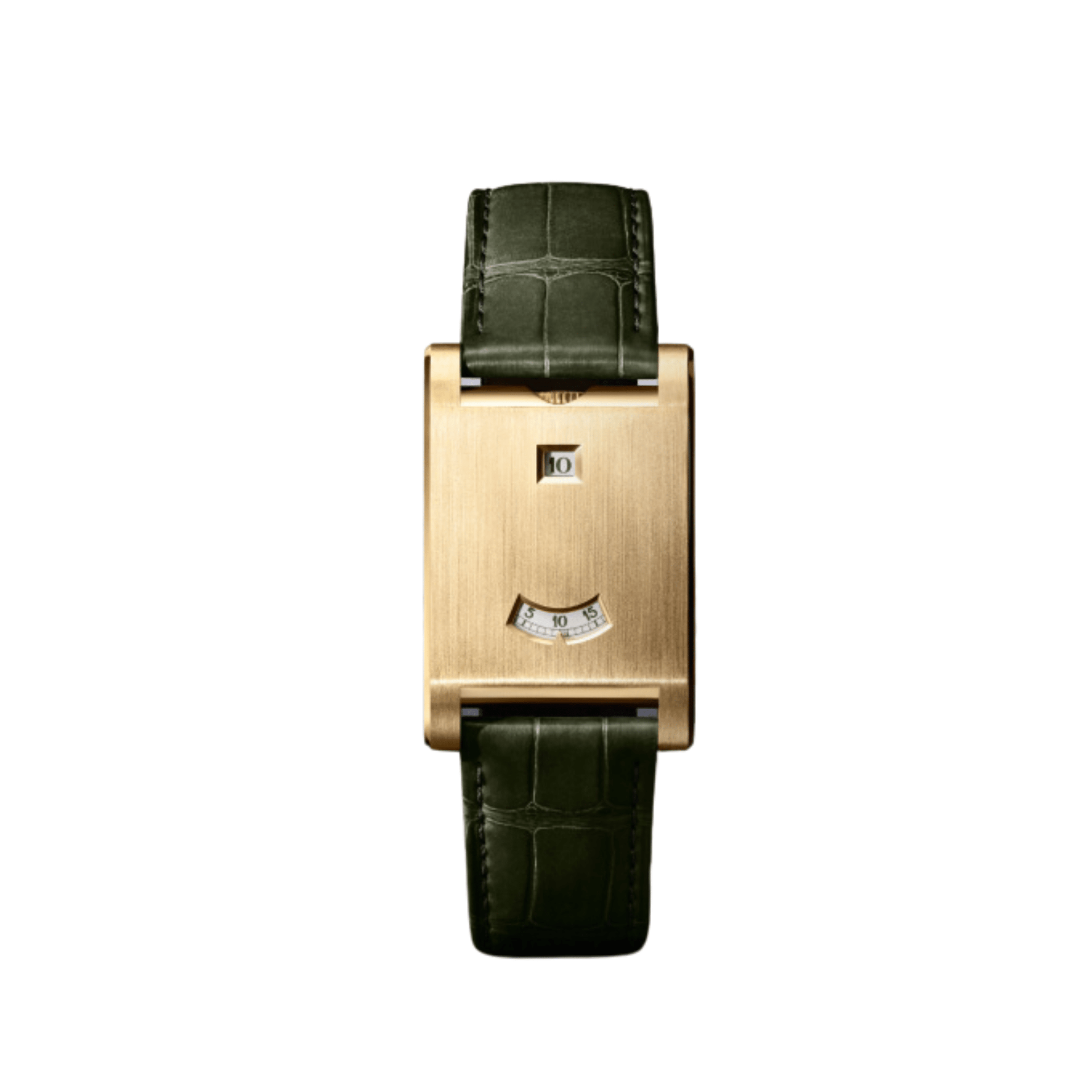 Cartier Tank a Guichets WGTA0234 Yellow Gold Alligator Strap (2025