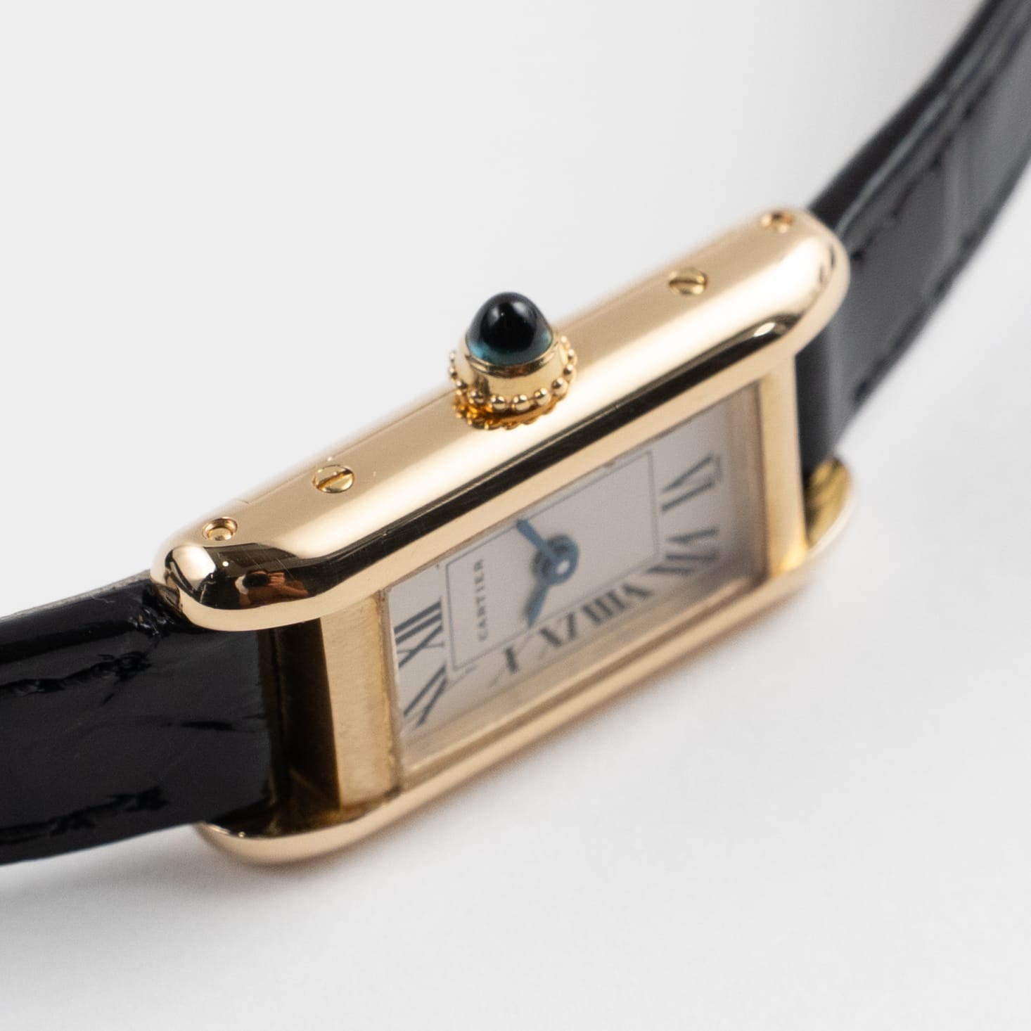 Cartier Tank Allongée W1501756 'Ladies' Yellow Gold White Dial Quartz