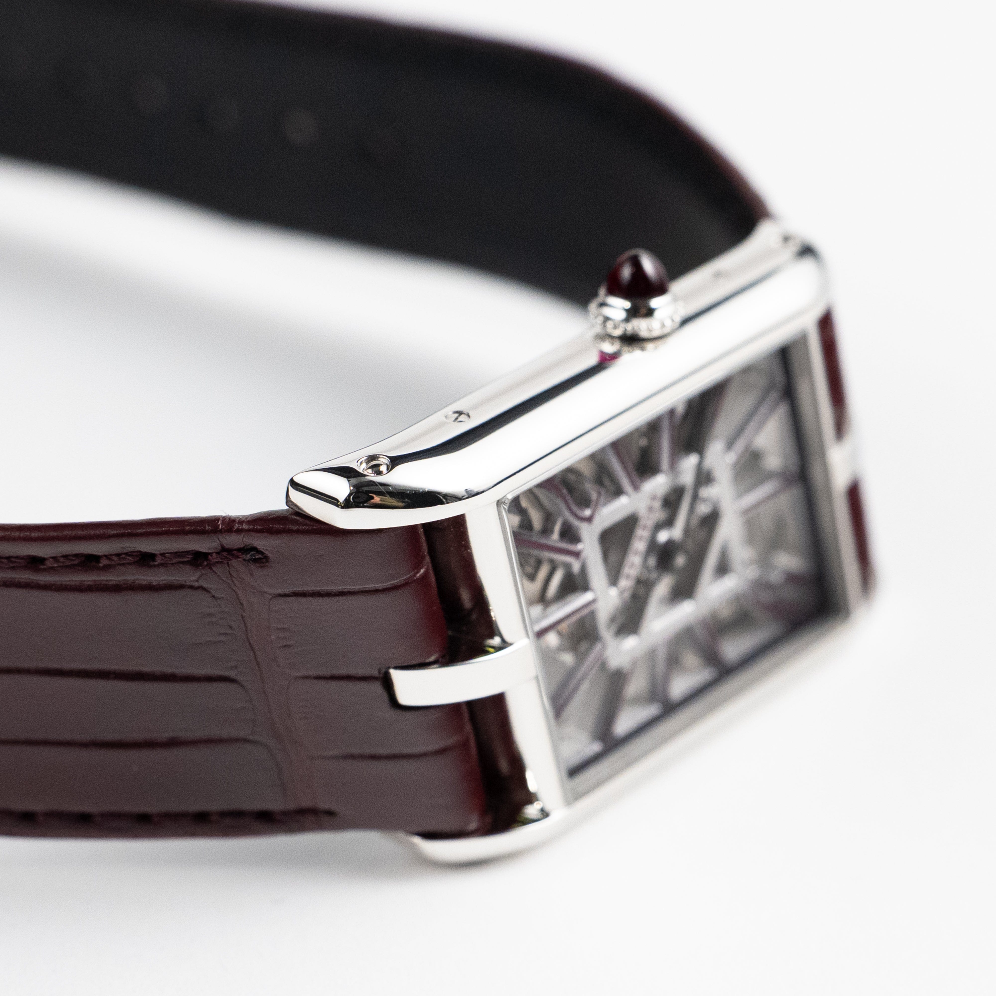 Cartier Tank Asymétrique Large WHTA0023 Platinum Skeleton Dial Limited Edition of 60 (2025)