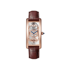 Cartier Tank Cintrée WHTA0008 Rose Gold Skeleton Dial