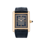 Cartier Tank Louis LM WGTA0058 Rose Gold Silvery-Blue Dial (2022)