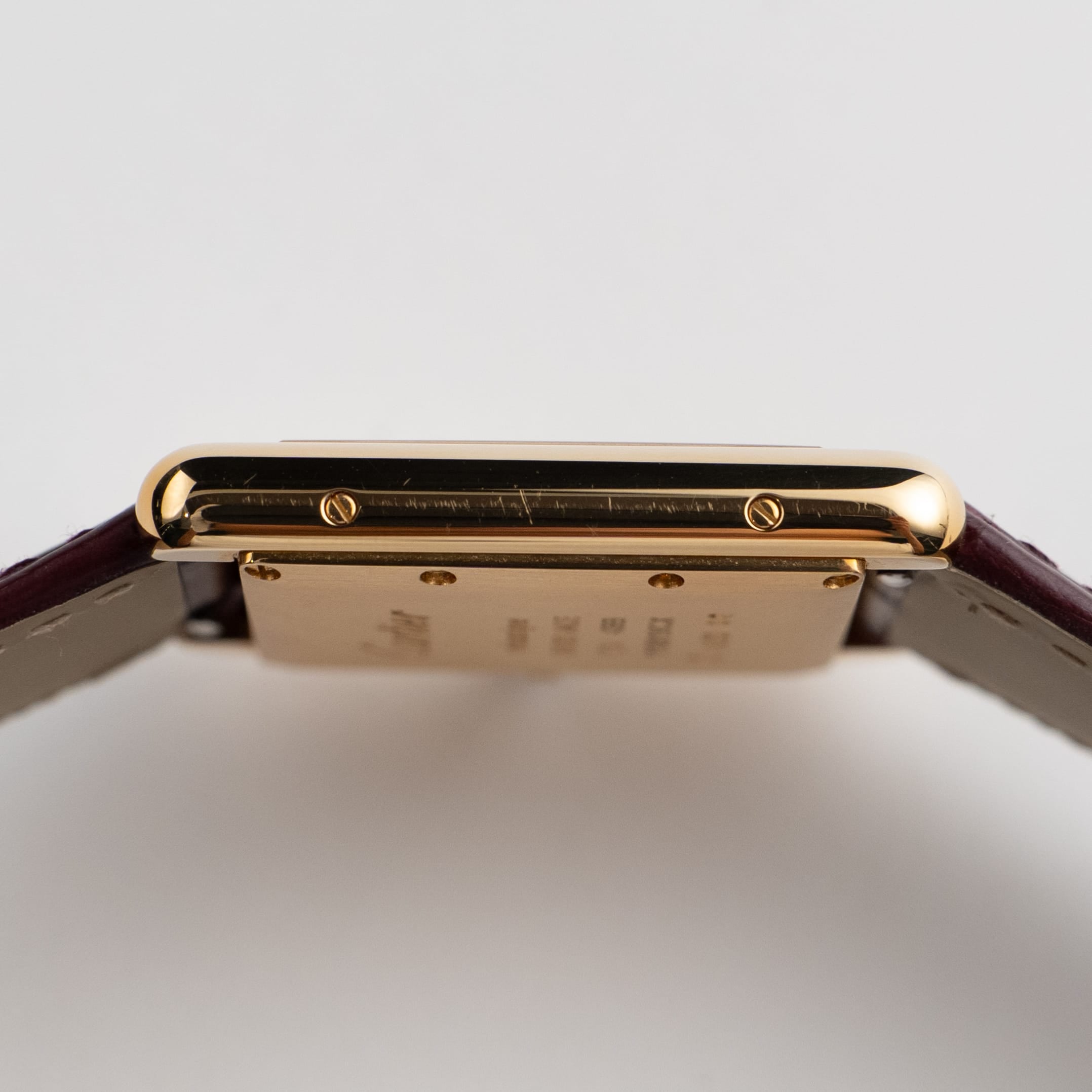 Cartier Tank Louis LM WGTA0093 Yellow Gold Red Dial (2022) – Wrist