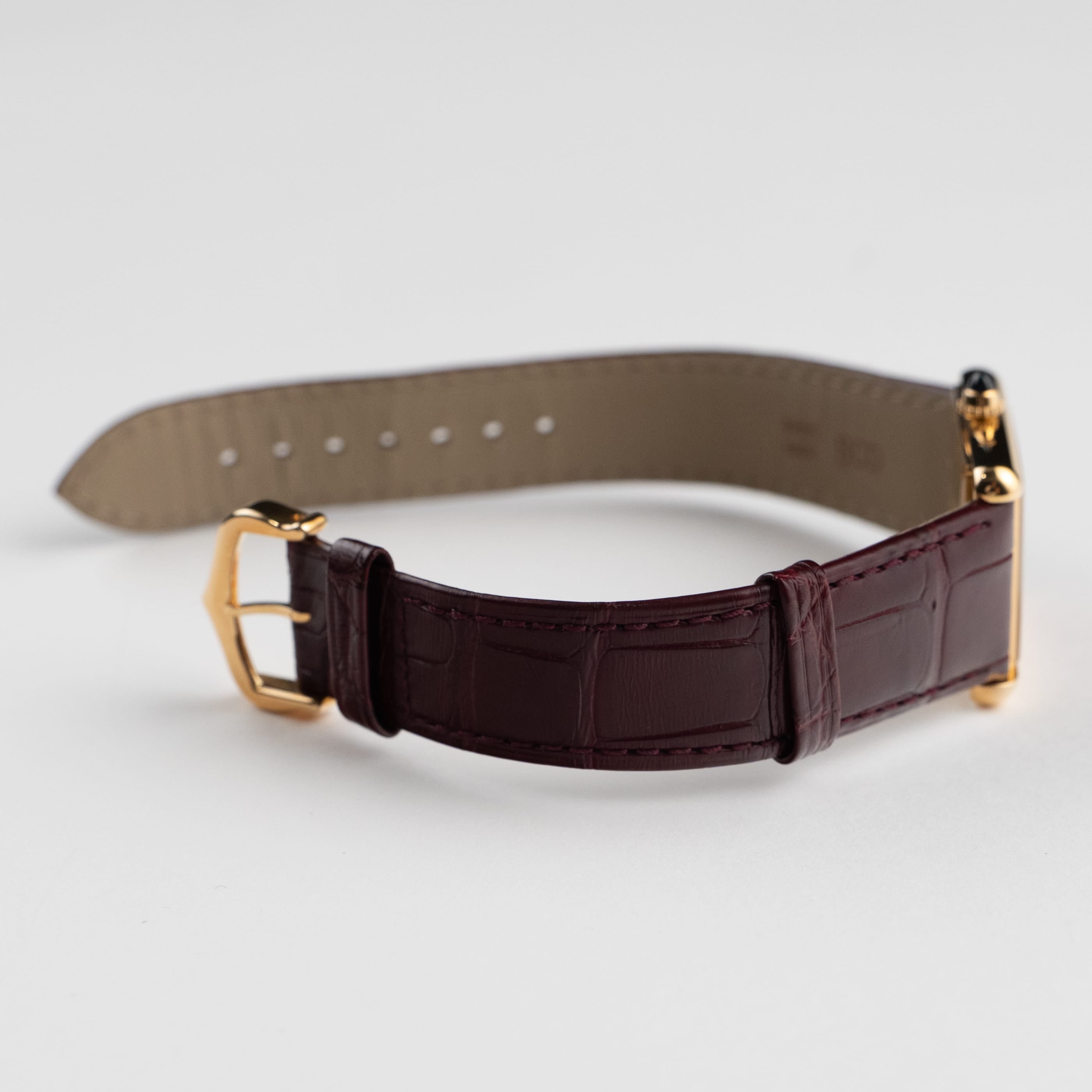 Cartier Tank Louis LM WGTA0093 Yellow Gold Red Dial (2022) – Wrist