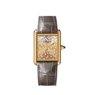 Cartier Tank Louis Medium WGTA0175 Yellow Gold Golden Brushed Dial