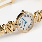 Cartier Vendôme 0958 'Ladies' Yellow Gold White Dial Diamond Set Quartz