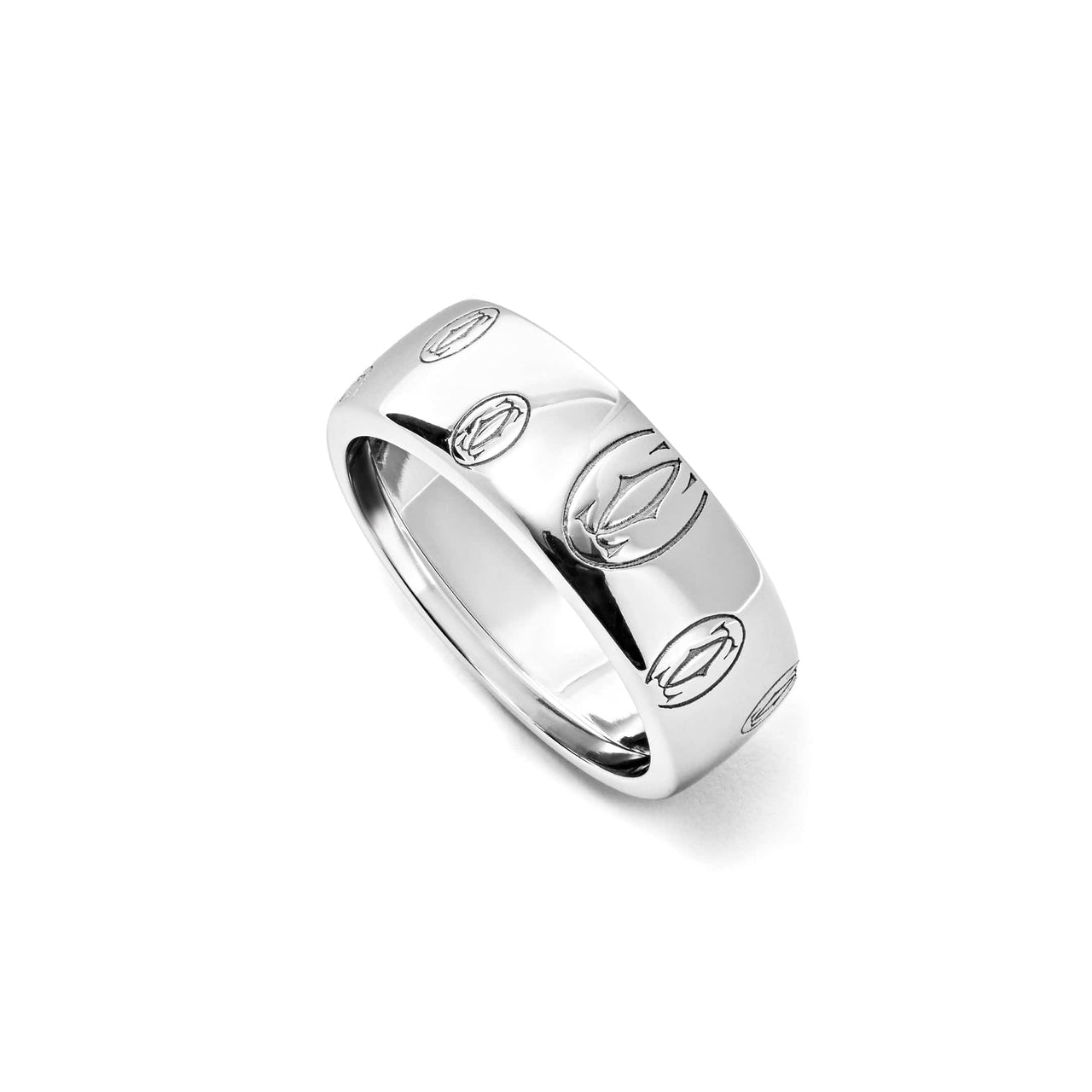 LOVE Ring, White Gold & 3 Diamonds – Gleem & Co
