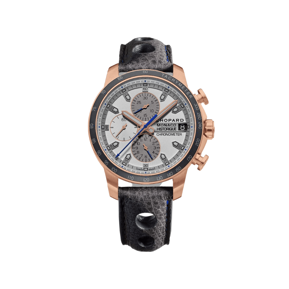 Luxury Watch Chopard Grand Prix de Historique Chronograph Rose Gold Limited Edition 161294-5001 Wrist Aficionado