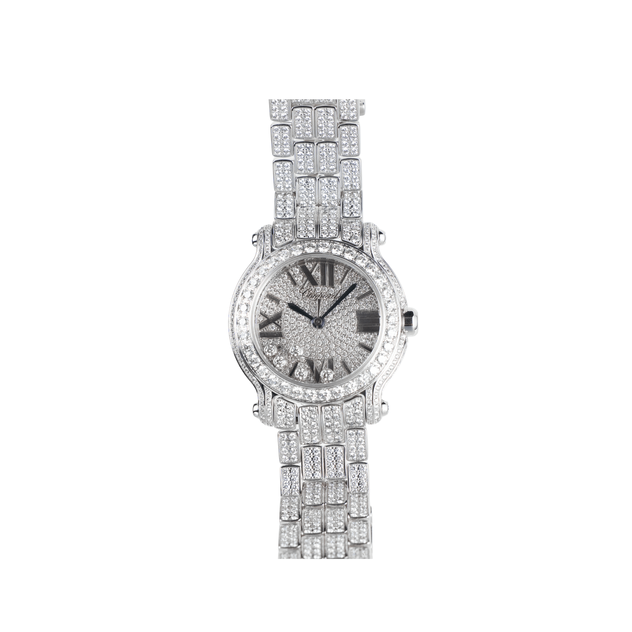 ʚ♥ɞsugar ʚ♥ɞ専用ページ Chopard Happy Sport 274189-1001 'Ladies' White Gold Diamond-Set
