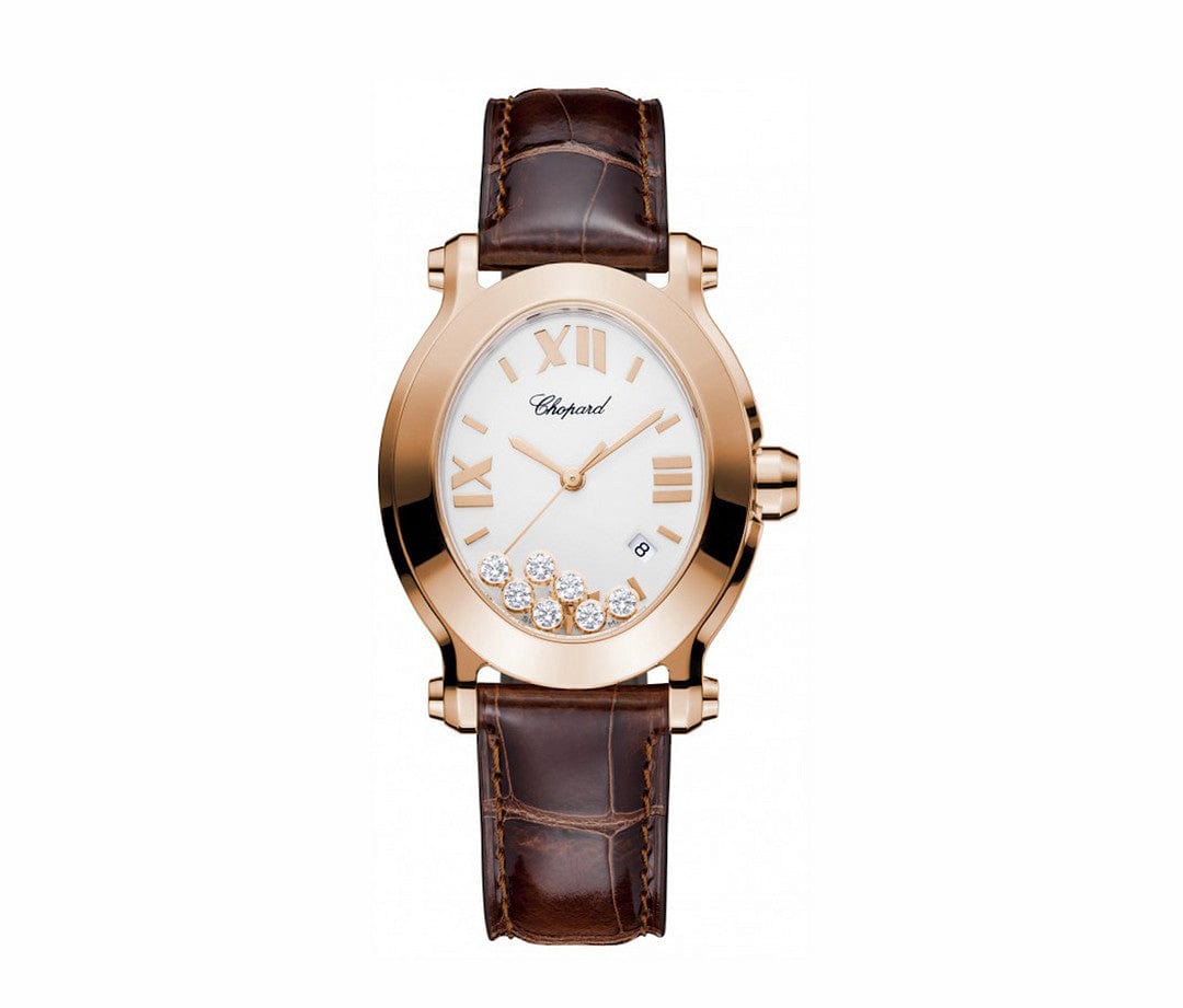 Luxury Watch Chopard Happy Sport Oval 275350-5001 Wrist Aficionado