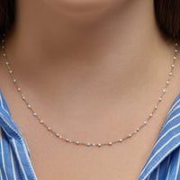 Thumbnail for Classic Gigi Necklace in Baby Blue