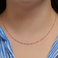 Thumbnail for Classic Gigi Necklace in Blush