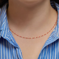 Thumbnail for Classic Gigi Necklace in Coral