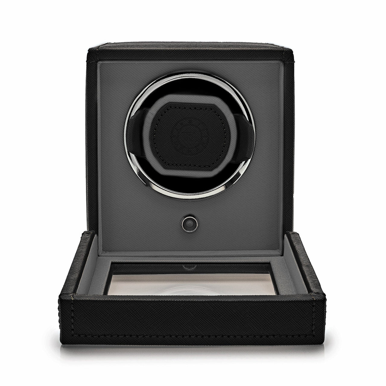 Cub Single Watch Winder with Cover - Black Wrist Aficionado