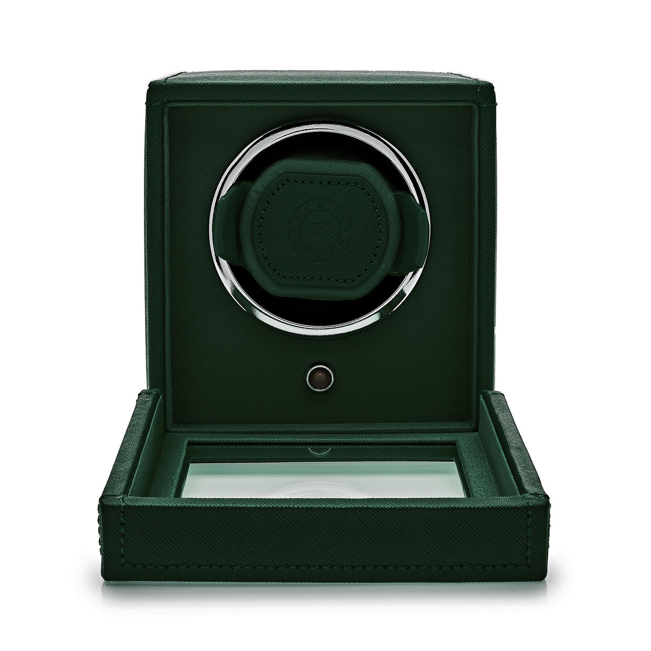 Cub Single Watch Winder with Cover - Green Wrist Aficionado