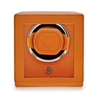 Cub Single Watch Winder with Cover - Orange Wrist Aficionado